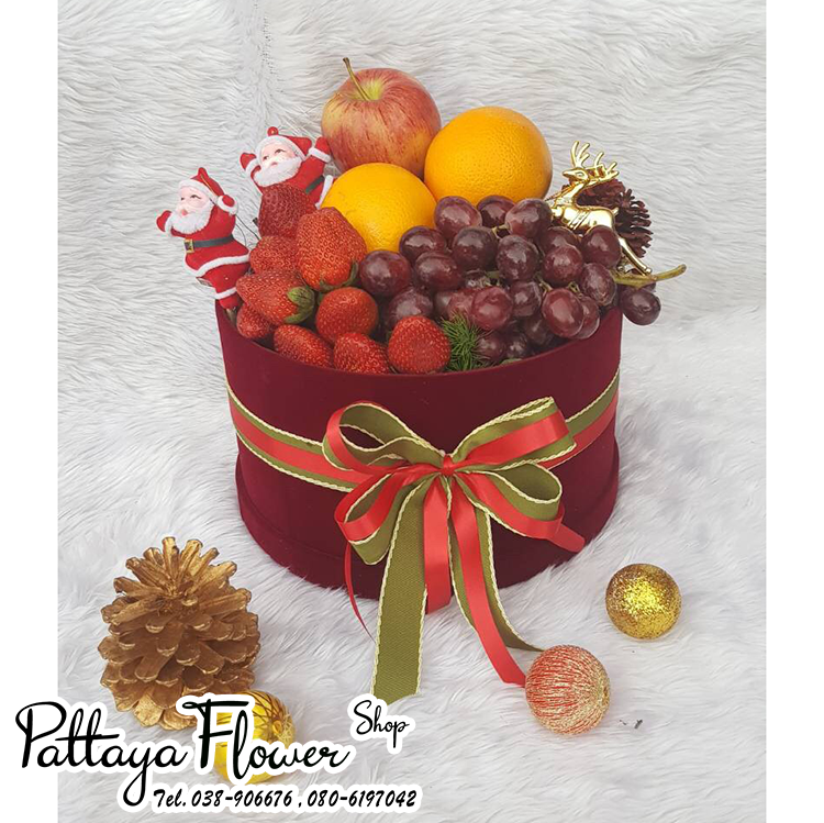 กระเช้าแจกันดอกไม้สด 3